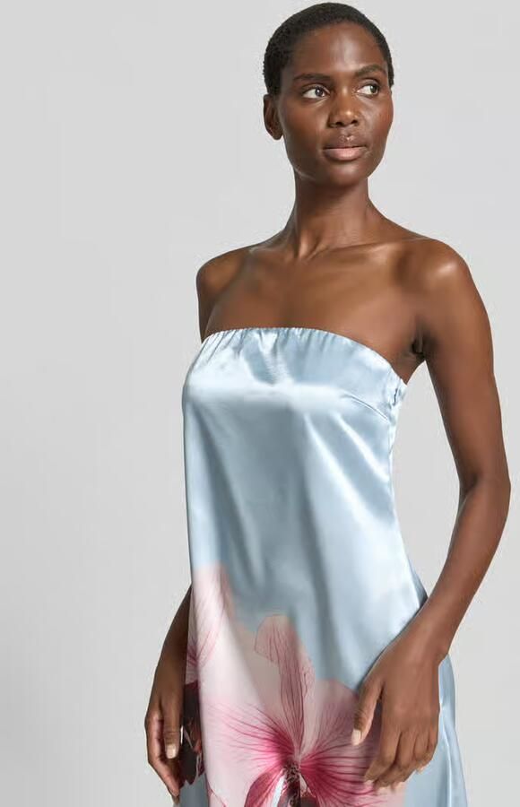 YAS Cocktailjurk in bandeaumodel model 'ORCHIDA''