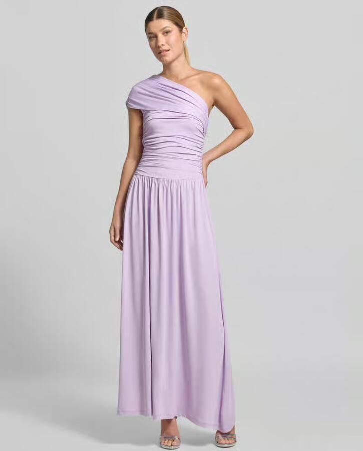YAS Cocktailjurk in one-shoulder look model 'WINJA' - Foto 3
