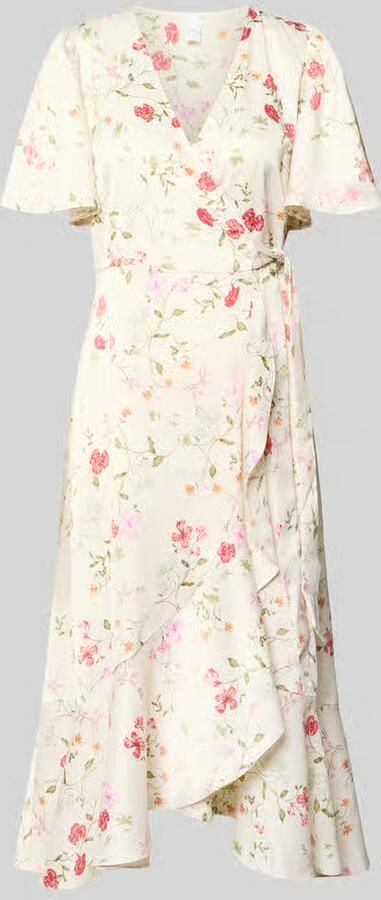 Y.A.S. YAS Dames Jurken Yasthea 2 4 Midi Wrap Dress S. Gebroken Wit - Foto 6