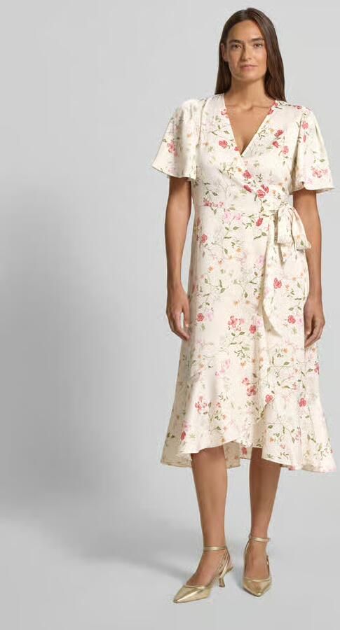 Y.A.S. YAS Dames Jurken Yasthea 2 4 Midi Wrap Dress S. Gebroken Wit - Foto 7
