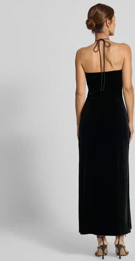 YAS Cocktailjurk met bloemenapplicatie model 'ROSETTA STRAP'