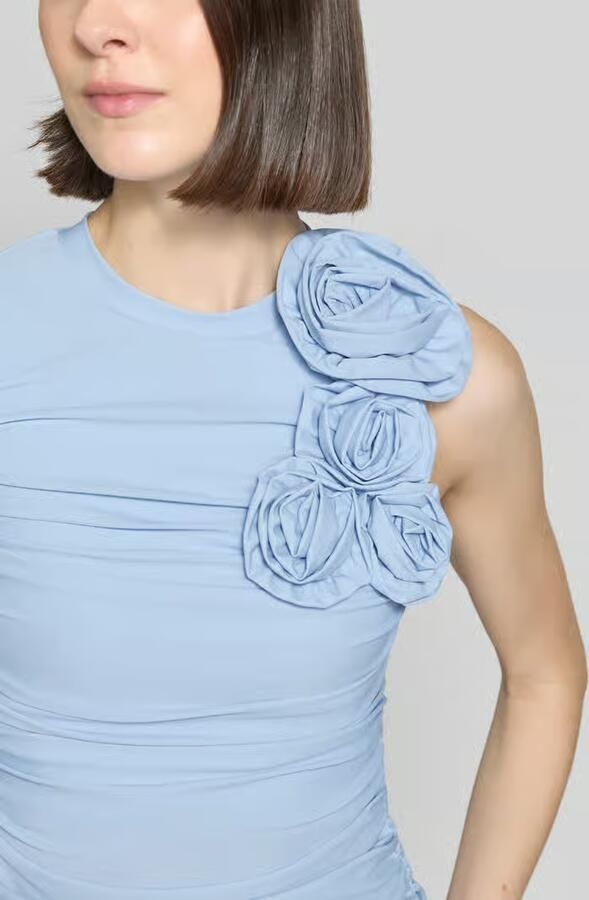 Y.A.S. YAS Dames Jurken Yasdona Sl Long Dress Lichtblauw - Foto 5