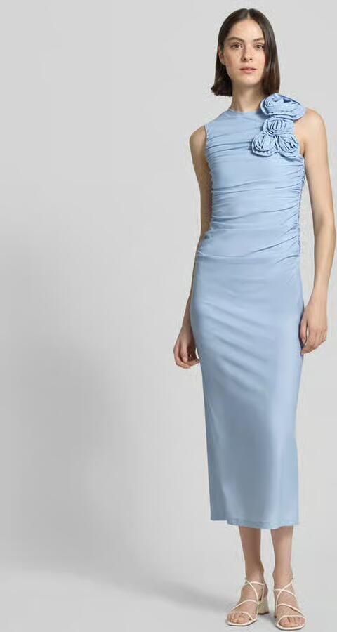 Y.A.S. YAS Dames Jurken Yasdona Sl Long Dress Lichtblauw - Foto 7