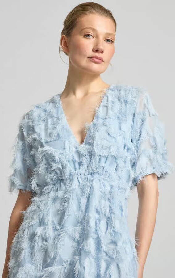 Y.A.S. YAS Dames Jurken Yaspazylla 2 4 Midi Dress S. Lichtblauw - Foto 5