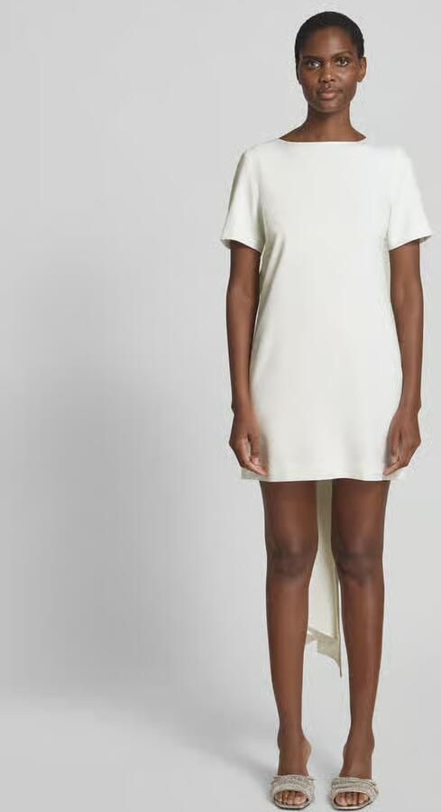 YAS Cocktailjurk met knoopdetail model 'SALLY' - Foto 3