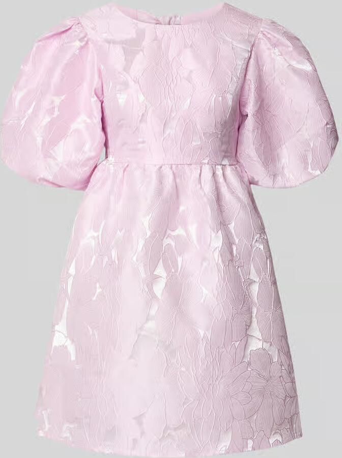 YAS Cocktailjurk met pofmouwen model 'NOEALLA'