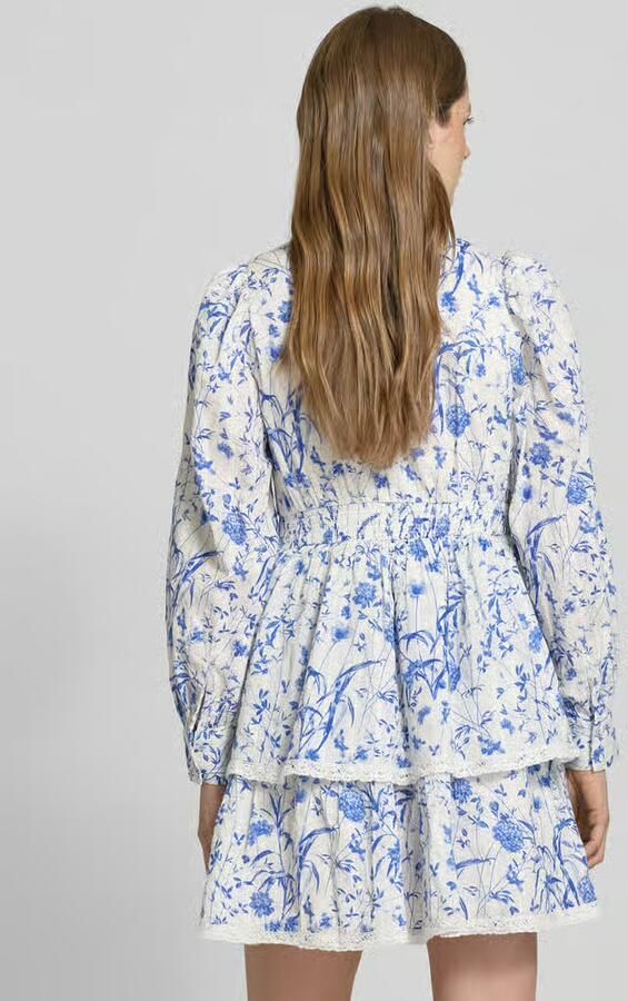 YAS Cocktailjurk met V-hals model 'ELIN'