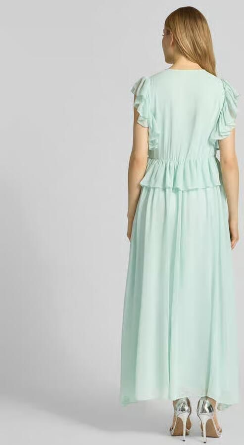 YAS cocktailjurk met volants model 'MUSSI'