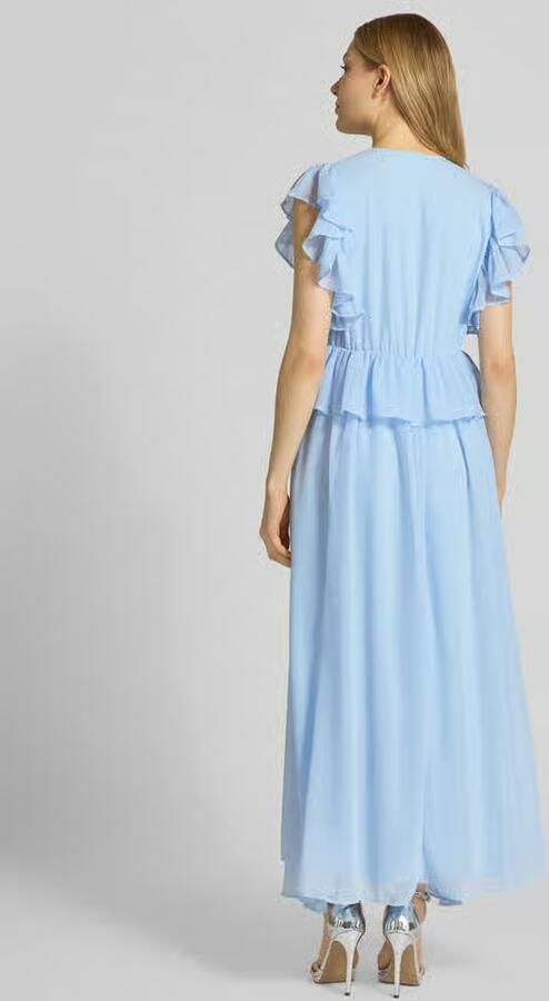YAS cocktailjurk met volants model 'MUSSI'