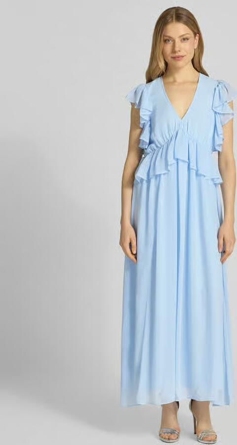 YAS cocktailjurk met volants model 'MUSSI' - Foto 3