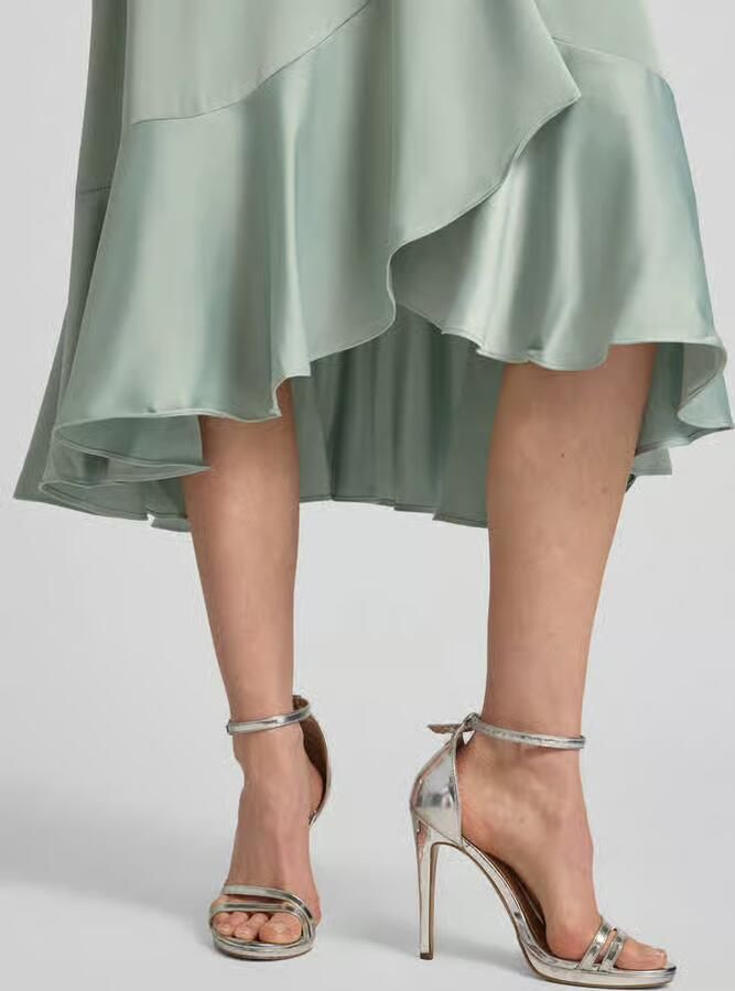 Y.A.S. YAS Dames Jurken Yasthea 2 4 Midi Wrap Dress S. Mint - Foto 5