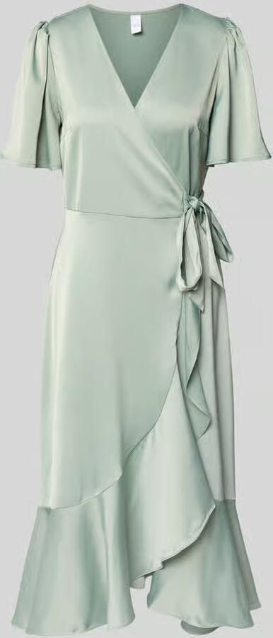 Y.A.S. YAS Dames Jurken Yasthea 2 4 Midi Wrap Dress S. Mint - Foto 6
