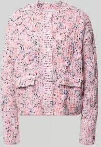YAS Gebreid jack met Knoopsluiting Model 'CONFETTI'