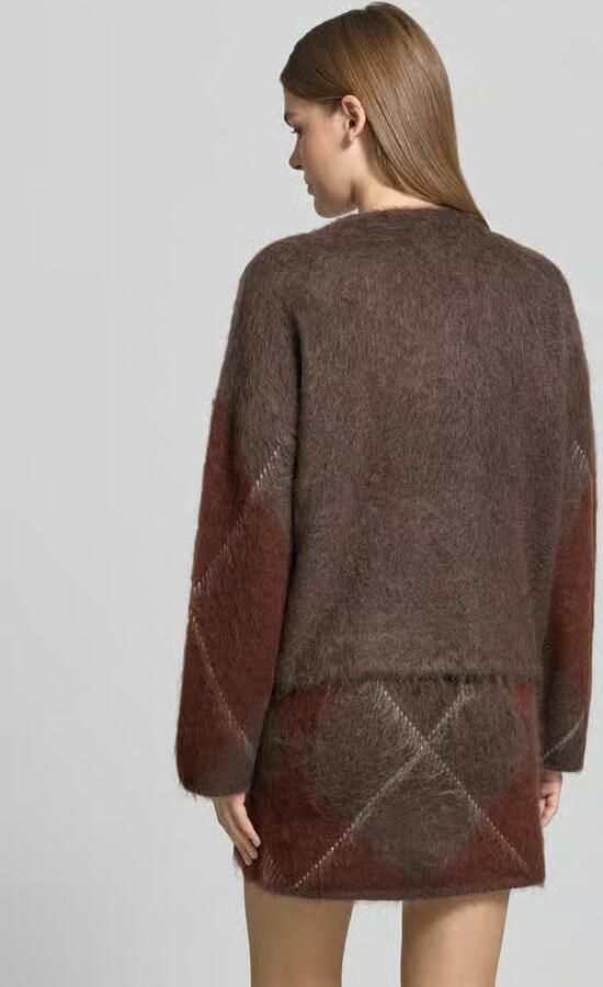 Y.A.S. YAS Dames Truien & Vesten Yasargy Ls Mohair Blend Knit Pullover Bruin - Foto 7