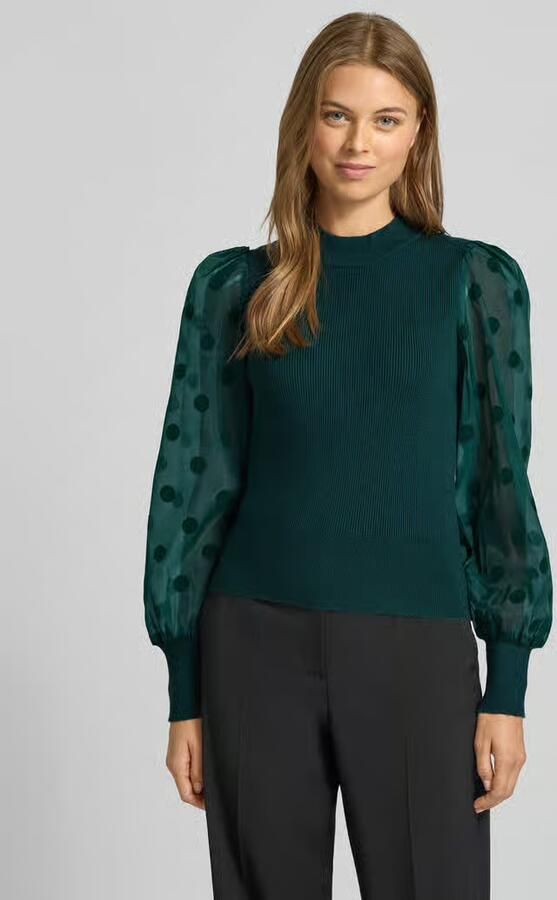 Y.A.S Trui met ronde hals YASDOTME LS KNIT PULLOVER S. NOOS - Foto 7