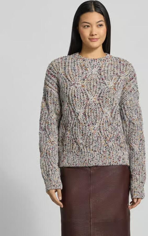 YAS Gebreide pullover met ronde hals model 'Confetti' - Foto 2