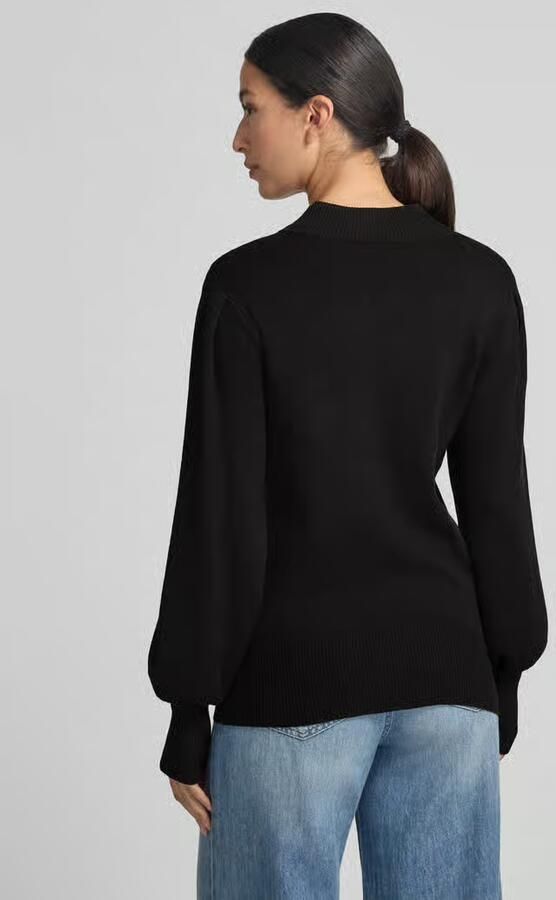 YAS Gebreide pullover van viscosemix met ballonmouwen Model ' FONNY' - Foto 10