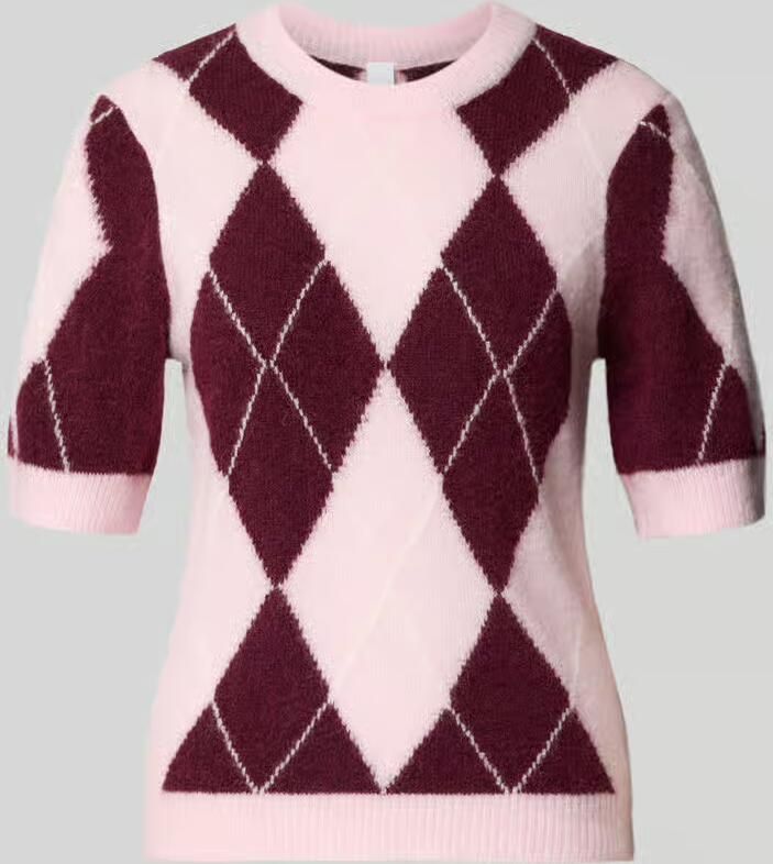 YAS Gebreide pullover van wolmix met 1 2-mouwen model 'JOHI'