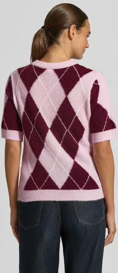 Y.A.S. YAS Dames Tops & T-shirts Yasjohi Ss Wool Blend Pullover Roze - Foto 3