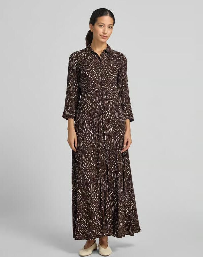 YAS Hemdbloesjurk van viscose model 'SAVANNA' - Foto 2