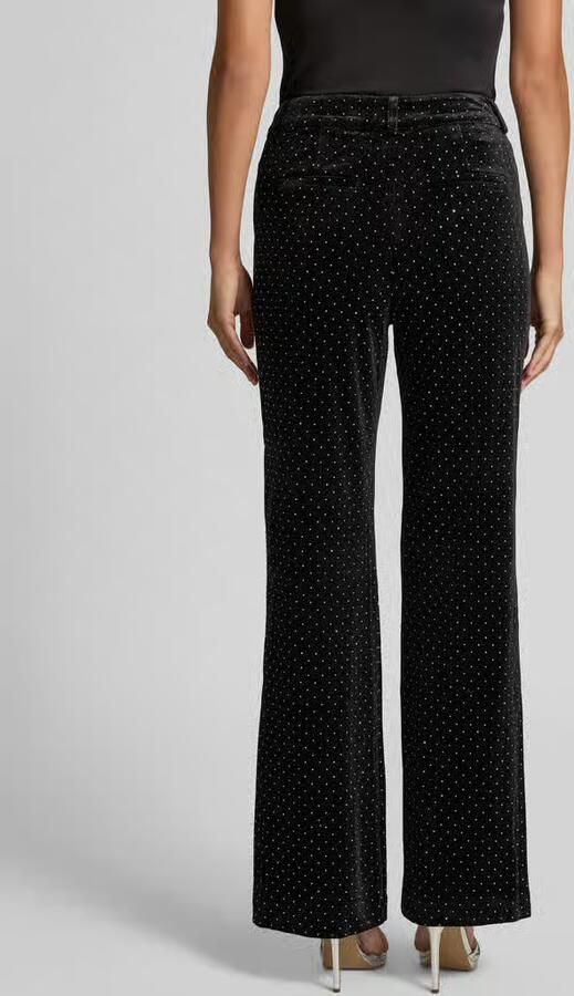 YAS High waist broek van fluweel model 'HELLA'