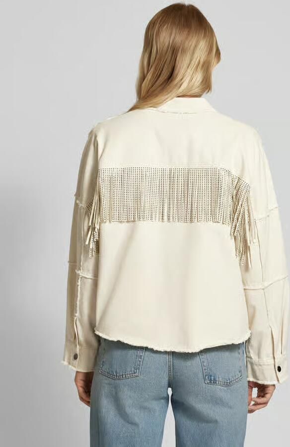 YAS Jeansjack met franjes Model 'JESSIE' - Foto 3