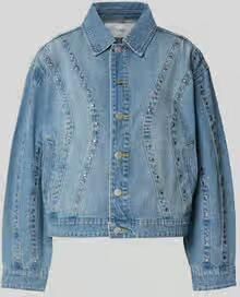 YAS jeansjack met studs en steekzakken model 'CLIO'