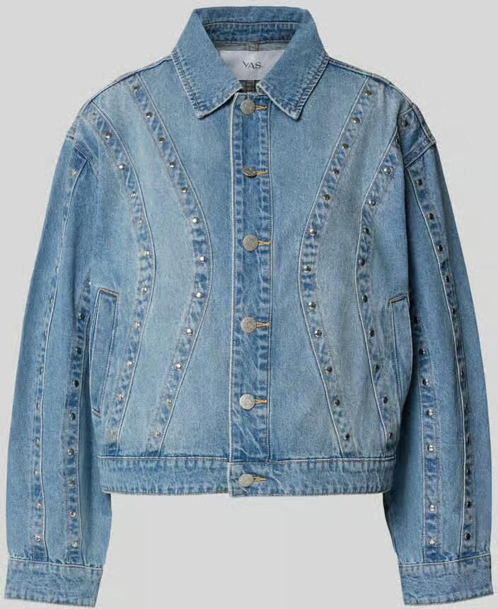YAS jeansjack met studs en steekzakken model 'CLIO' - Foto 2
