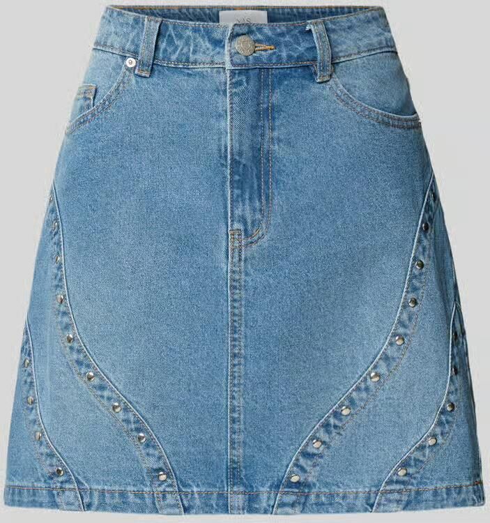 YAS Jeansrok met studs model 'CLIO' - Foto 2