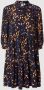 Y.A.S Gedessineerde jurk YASERIKA 3 4 DRESS S. NOOS met volant - Thumbnail 2