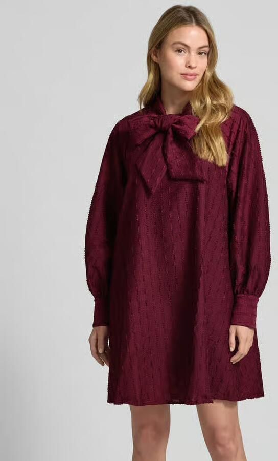 YAS Knielange jurk met stitchingdetails model 'JULINA' - Foto 6