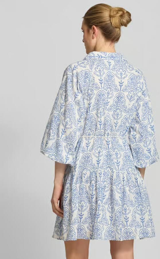 YAS Knielange jurk met V-hals model 'CINNI' - Foto 7