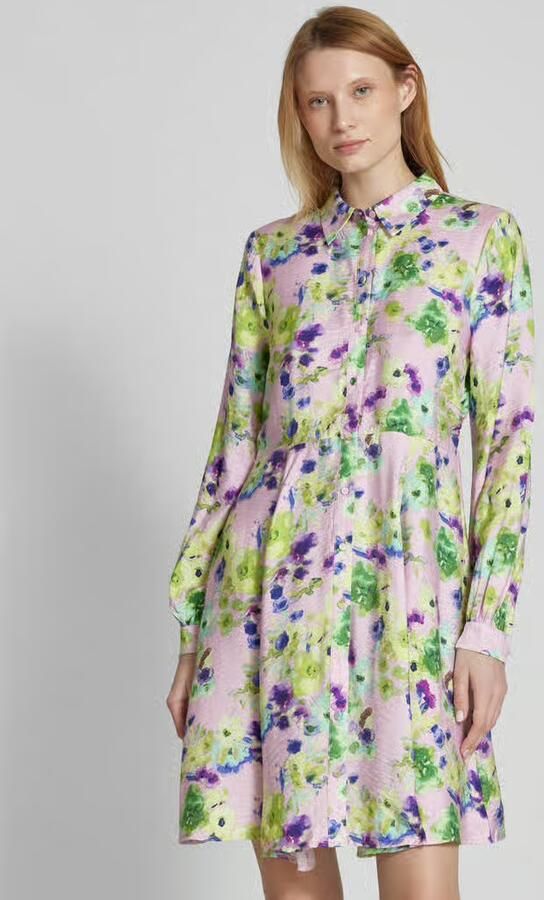 Y.A.S Jurk met overhemdkraag YASKAYA LS SHIRT DRESS S. NOOS - Foto 7