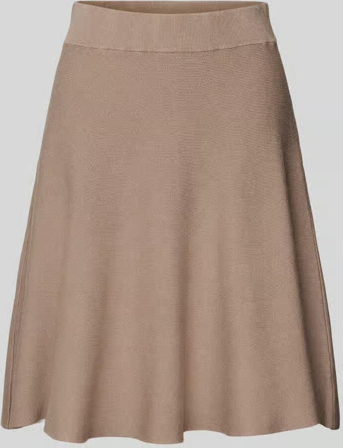 YAS Knielange rok met elastische band model 'FONNY'