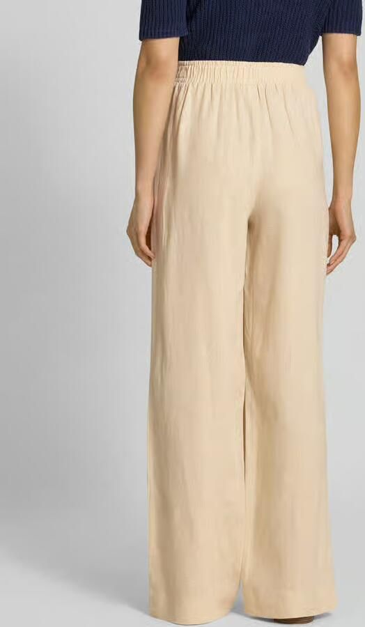 Y.A.S. Dames Broeken Yasflaxy Hw Linen Pant Noos Beige - Foto 5