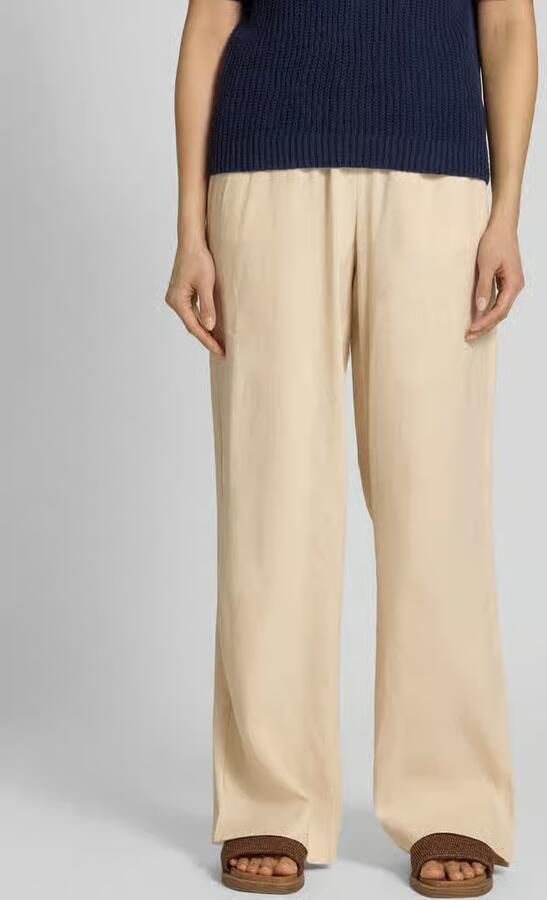 Y.A.S. Dames Broeken Yasflaxy Hw Linen Pant Noos Beige - Foto 7