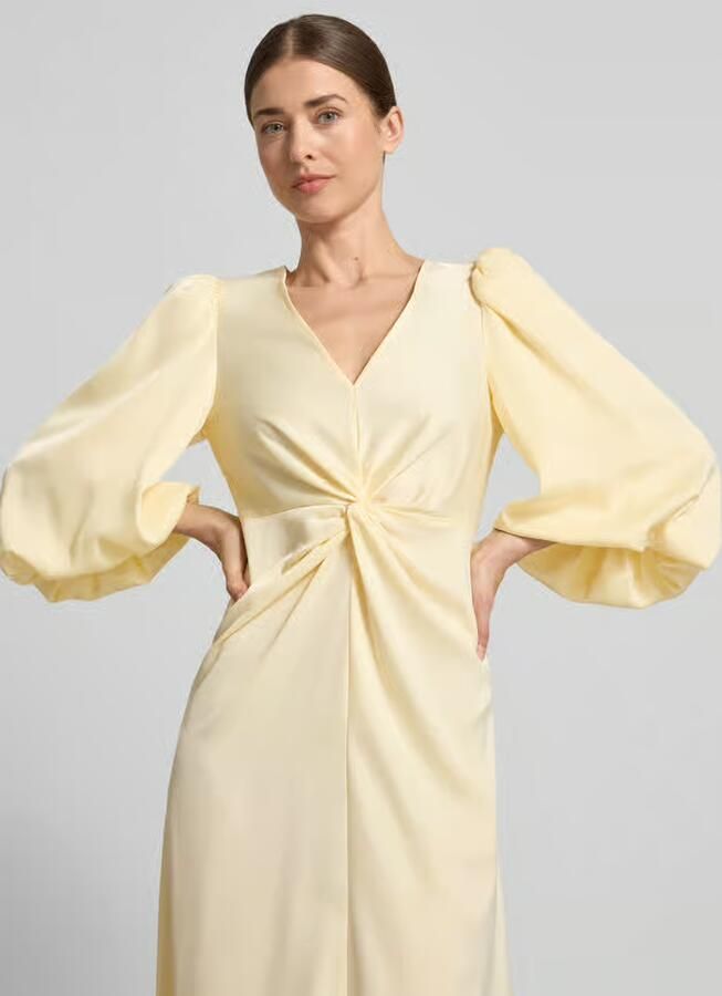 Y.A.S. YAS Dames Jurken Yasthea Ls Long Dress Creme - Foto 5