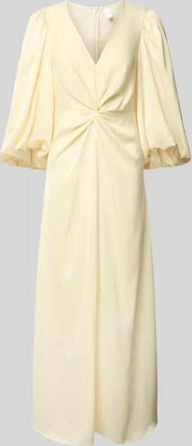 Y.A.S. YAS Dames Jurken Yasthea Ls Long Dress Creme - Foto 6