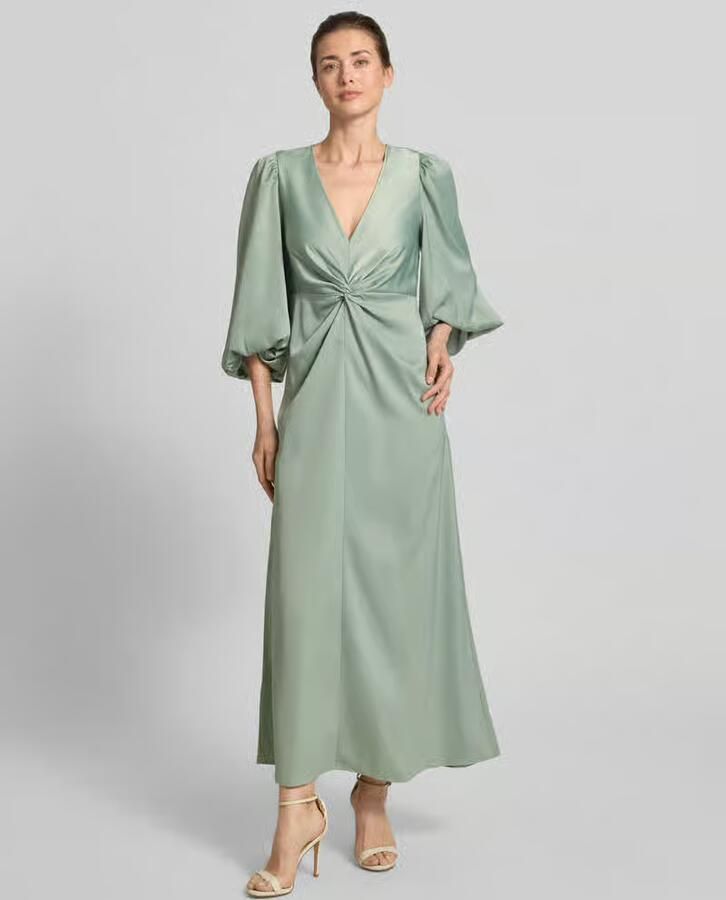 Y.A.S. YAS Dames Jurken Yasthea Ls Long Dress Mint - Foto 6