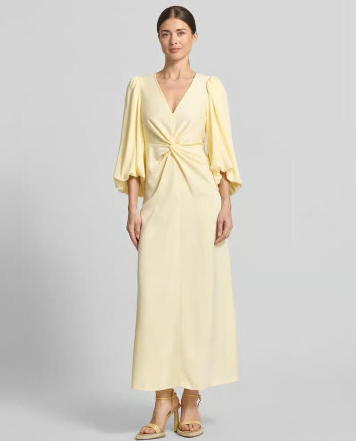 Y.A.S. YAS Dames Jurken Yasthea Ls Long Dress Creme - Foto 6