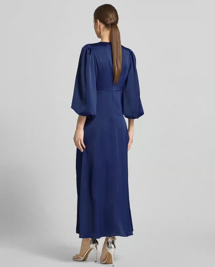 YAS maxi-jurk met ballonmouwen model 'THEA'