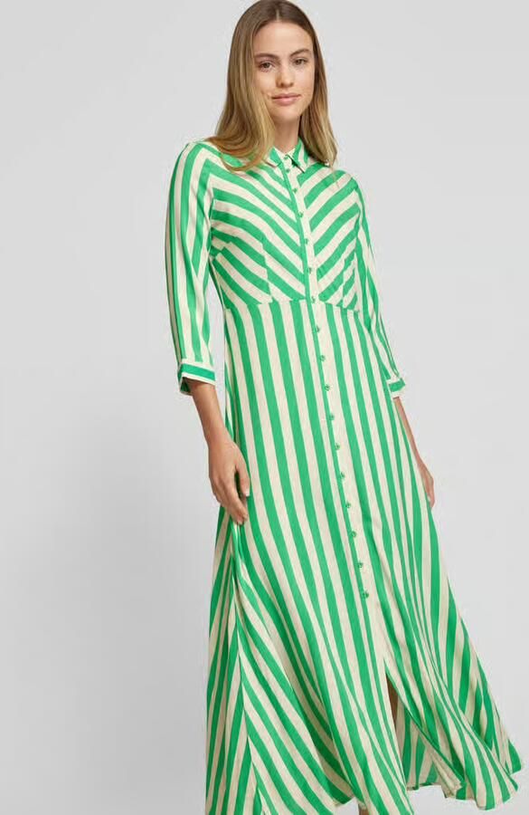 Y.A.S Jurk met overhemdkraag YASSAVANNA LONG SHIRT DRESS