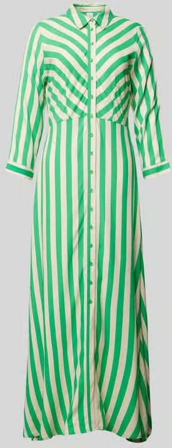 Y.A.S Jurk met overhemdkraag YASSAVANNA LONG SHIRT DRESS - Foto 2