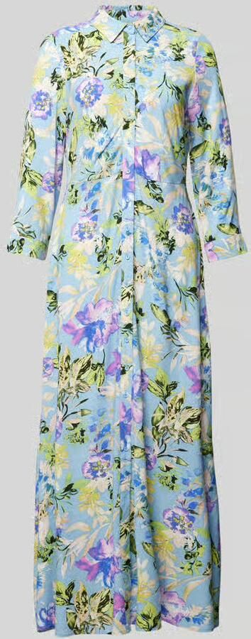 Y.A.S Jurk met overhemdkraag YASSAVANNA LONG SHIRT DRESS - Foto 2
