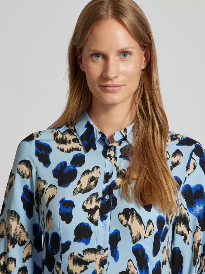 Y.A.S Jurk met overhemdkraag YASSAVANNA LONG SHIRT DRESS - Foto 5