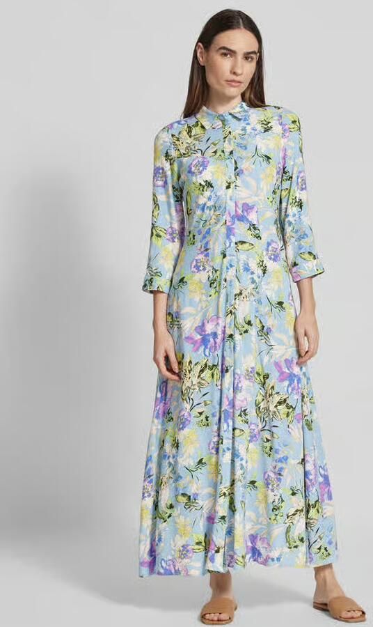 Y.A.S Jurk met overhemdkraag YASSAVANNA LONG SHIRT DRESS - Foto 2