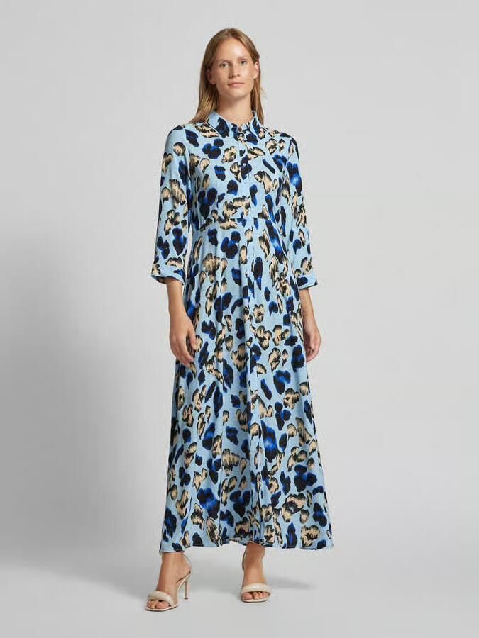 Y.A.S Jurk met overhemdkraag YASSAVANNA LONG SHIRT DRESS - Foto 9