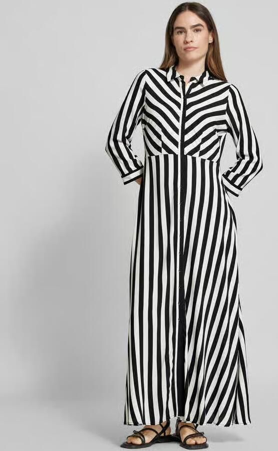 Y.A.S Jurk met overhemdkraag YASSAVANNA LONG SHIRT DRESS - Foto 9