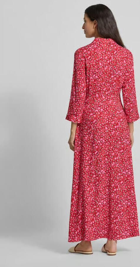 YAS Overhemdjurk van viscose met knoopsluiting model 'SAVANNA'