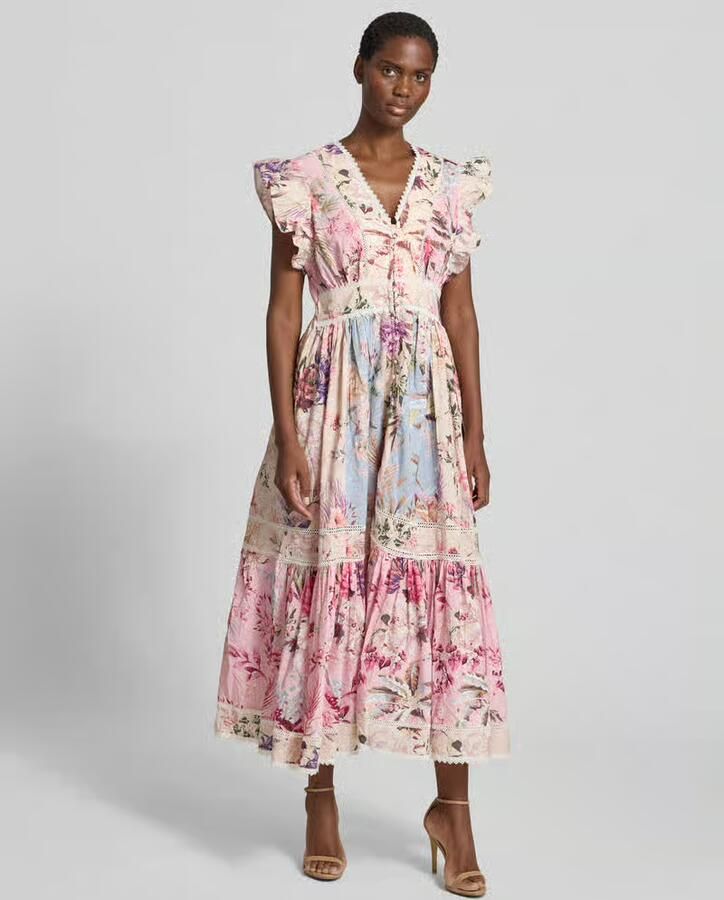 YAS maxi-jurk met knoopsluiting model 'MESSA' - Foto 3